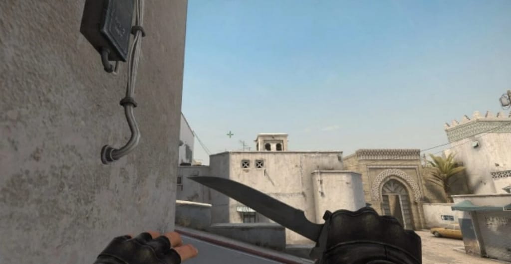 running throw smoke long doors