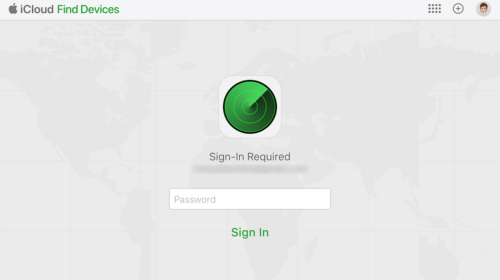 sign in to your find my app to unlock your iphone