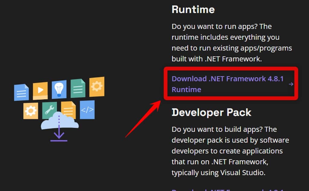 net framework download runtime
