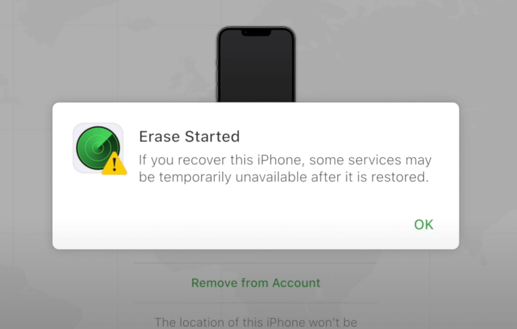 iphone erase started to return to factory settings and unlock iphone