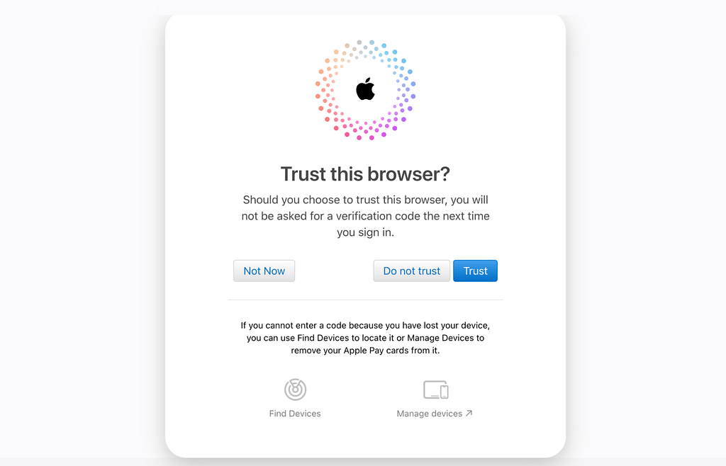 configure to trust browser or not