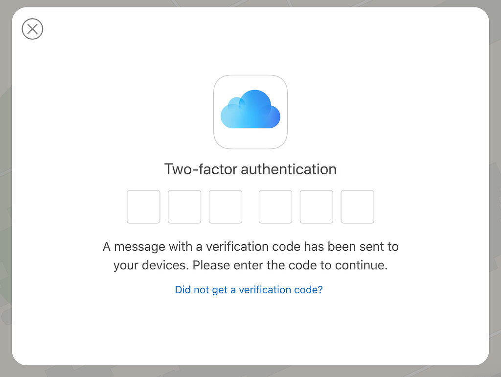enter the twofactor verification code again to remove iphone passcode without losing data
