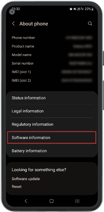 android software information 1